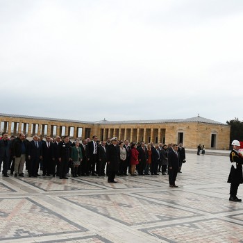 Konfederasyonumuzun 15.Kuruluş Yıldönümü Hasebiyle Anıtkabir Ziyareti ve Mozoleye Çelenk Takdimi