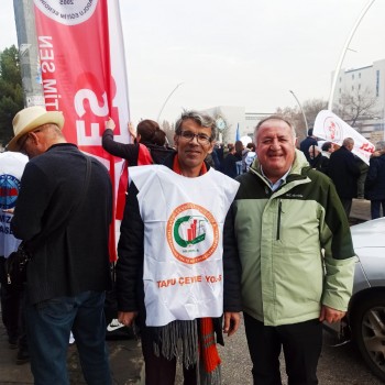 Birleşik Kamu-İş Konfederasyonu Bileşenleri Olarak Maliye Bakanlığı Önünde Protesto Gerçekleştirdik