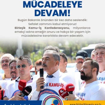 Çalışma Bakanlığı Önü 20.08.2025 Tarihli Basın Açıklamamız