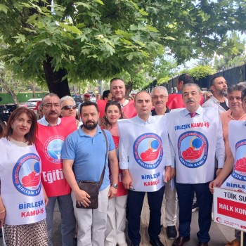 TÜİK Önünde Basın Açıklaması