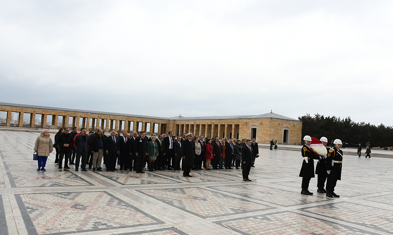  Konfederasyonumuzun 15.Kuruluş Yıldönümü Hasebiyle Anıtkabir Ziyareti ve Mozoleye Çelenk Takdimi 