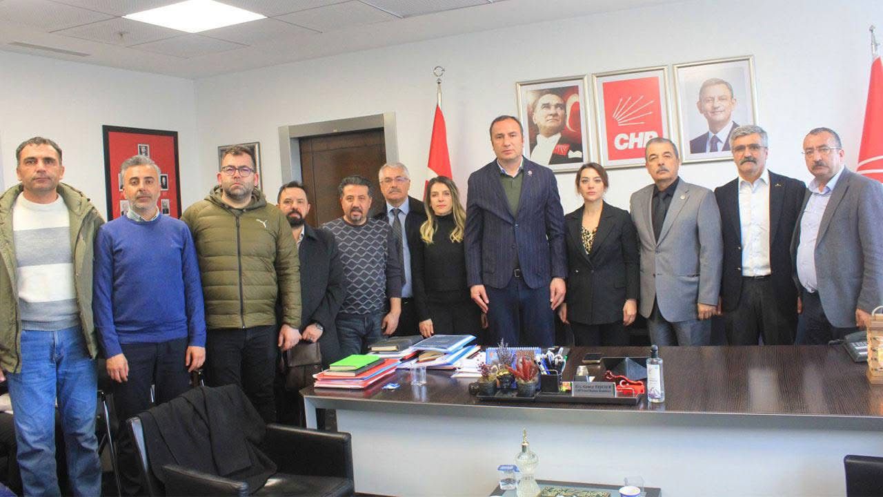  Dayanışma için CHP Genel Merkezine Ziyaret 
