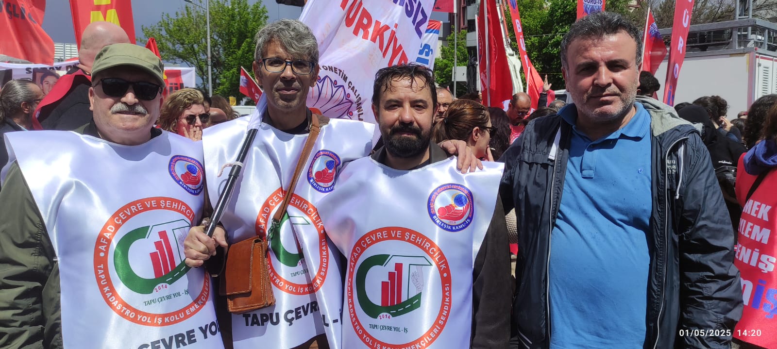  1 Mayısta Alanlardaydık 