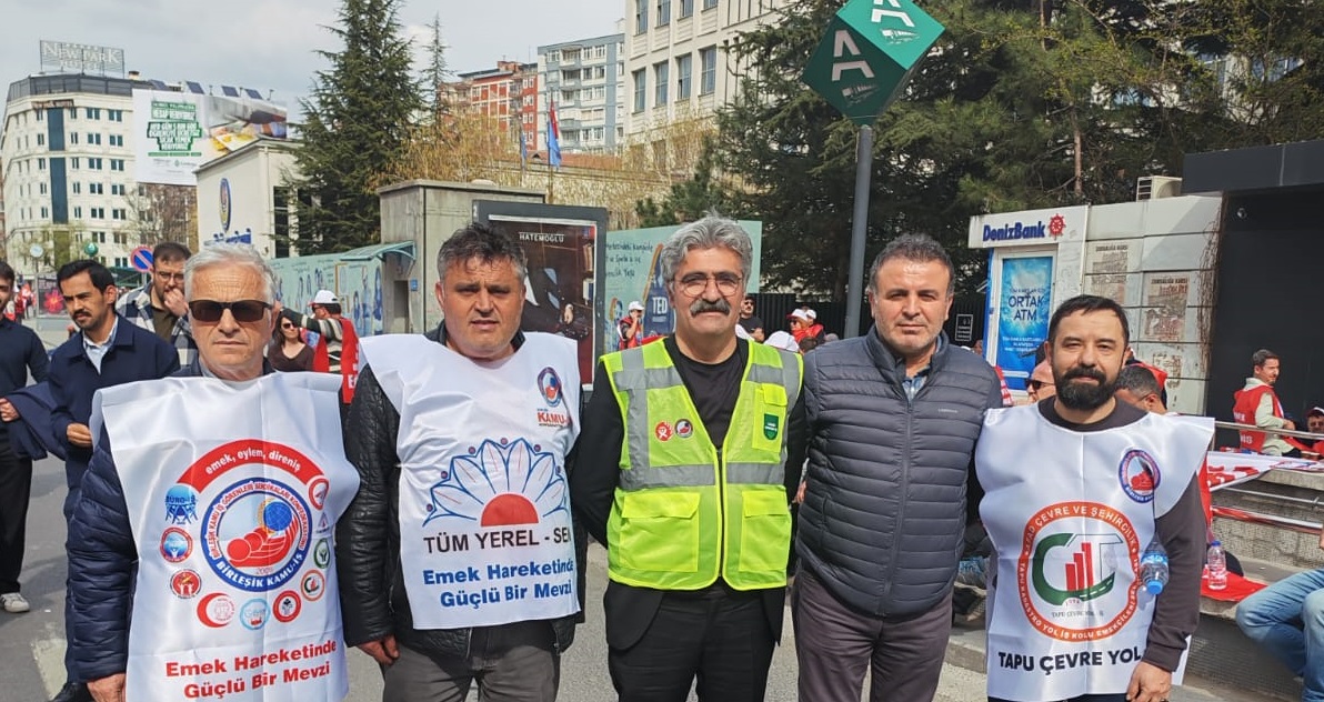  Eğitim-iş Sendikamıza Destek İçin Kamu-İş Bileşenleri Olarak Alandaydık 