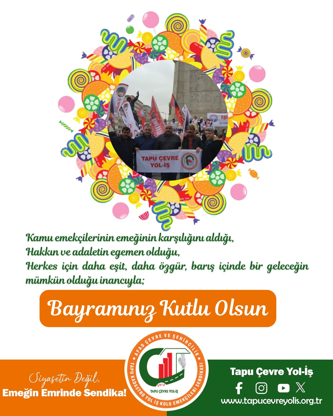  Ramazan Bayramınız Kutlu Olsun! Nice Bayramlara Hep Birlikte Erişmek Dileğiyle! 